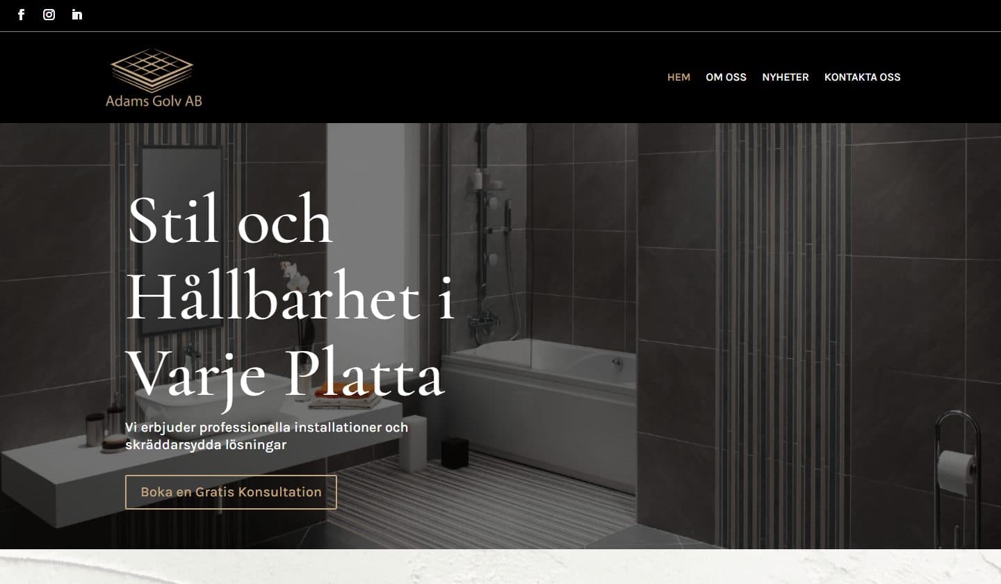 AdamsGolv — Flooring & Bathrooms